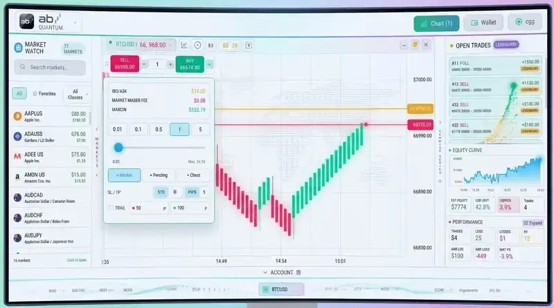 AlgoSocial trading platform